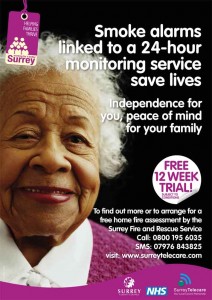 Surrey Telecare Poster A4 Download