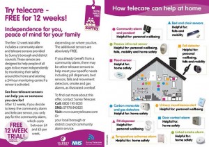 Surrey Telecare Leaflet Download